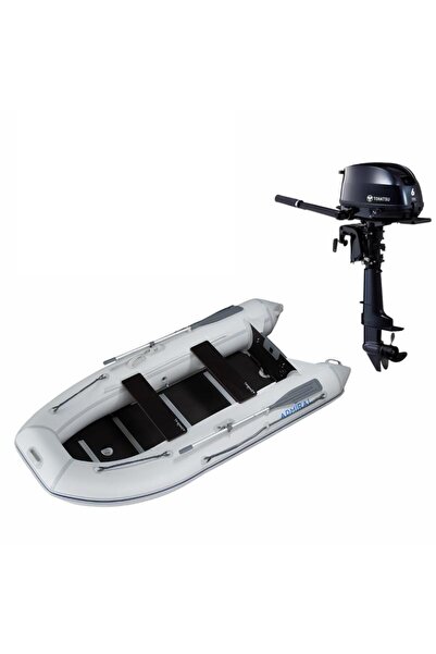 Admiral 305cm Katlanır Ahşap Tabanlı Bot + Tohatsu MFS6 DS Deniz Motoru