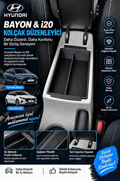 Hyundai Bayon Ve Hyundai İ20 Kolçak Düzenleyici