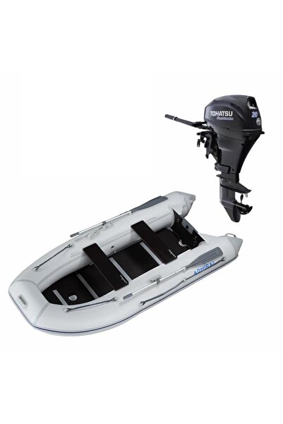 Admiral 350cm Katlanır Ahşap Tabanlı Bot + Tohatsu MFS20E S Deniz Motoru