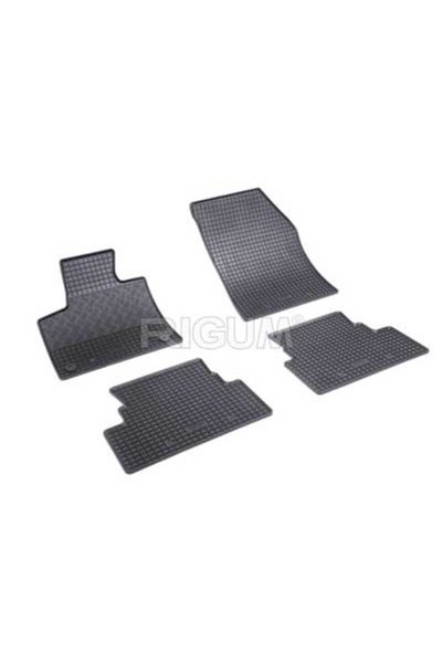 Rigum Textile car mats for Smart ForTwo 2015- and ForTwo EQ 2017-, black, 2 p...