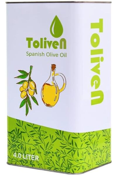 Toliven زيت زيتون إسباني بكر ممتاز معصور على البارد ومكرر 4 لترات