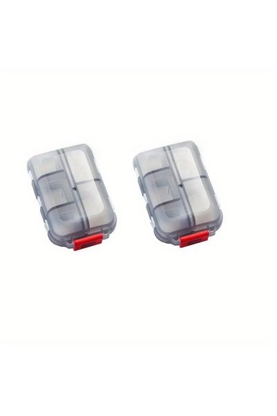 Choice 2 pcs Tcare Travel Pill Organizer Moisture Proof Pills Box for Pocket ...