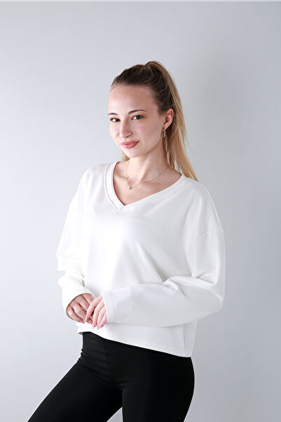 Veni Life Mns -V Neck Long Sleeve Blouse-1719