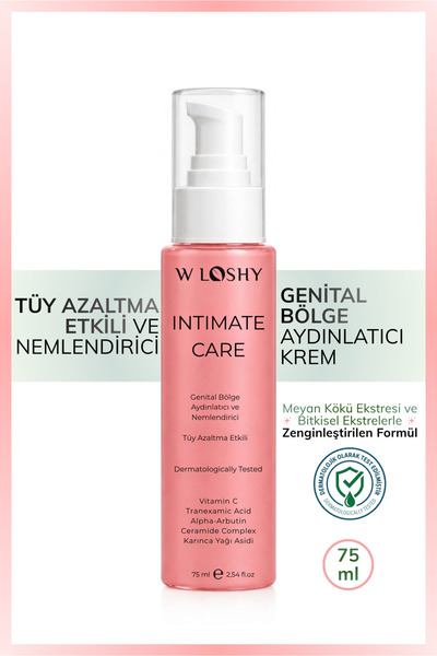Wloshy Tüy Azaltıcı Karınca Yağı ve Genital Bölge Aydınlatıcı Krem 75 ml