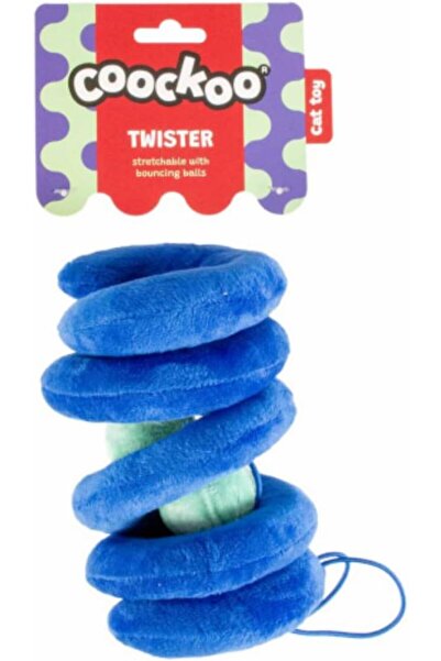 GENERAL Coockoo Cat Toy Twister 36x10x10cm - Blue