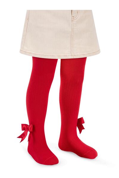 Civil Girls Civil Girls' Stoned Ribbon Accessory Pantyhose |   School Nursery...