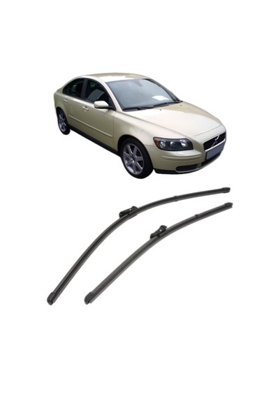 VALEO Set of Volvo S40 II (544) 2004-2012 car wipers for windshield, Silencio...
