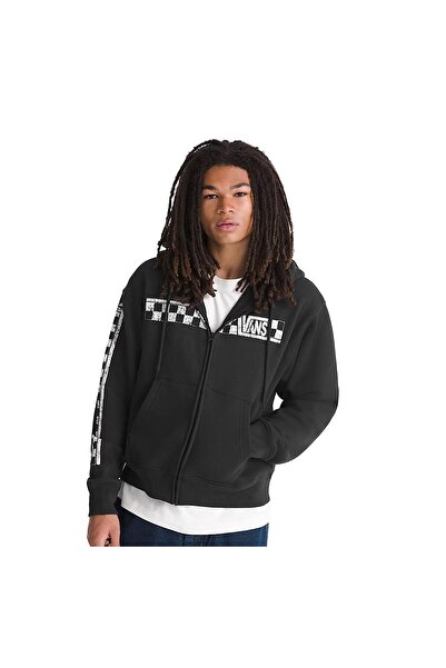 Vans 000Wt2Blk1-R Racing Full Zip Men's Jacket Black