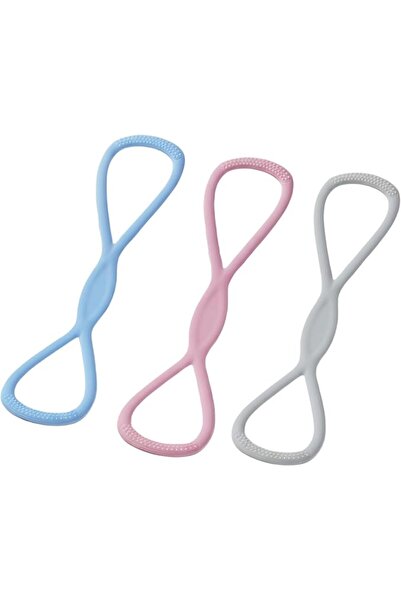 GENERAL 3-Pack Figure 8 Resistance Bands for Women – 15lbs, 25lbs Exercise Ba...