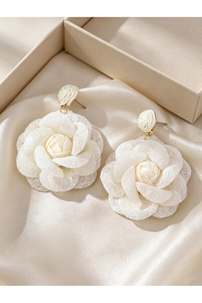 Take Two By Styli Flower Dangle Earrings
