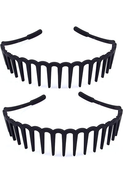 ASKIND Women Clasic Platic Headband, 2Pcs Yoga Sports Hair Headband, Makeup H...