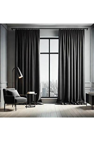 ArasyaHome Διαμαντένια Κουρτίνα Συσκότισης 90% Μαύρη