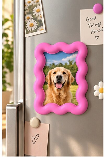 Dalgalı Çerçeve Magnet (1 Adet)
