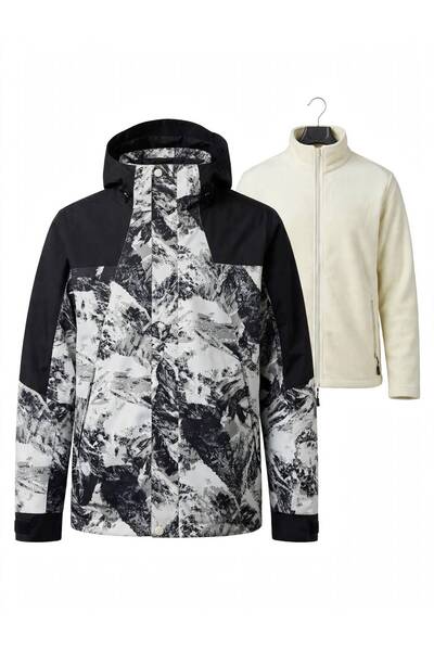 MODAZENGEL 3N1 Model Seasonal Coat with Detachable Fleece (Can Be Used as Bot...