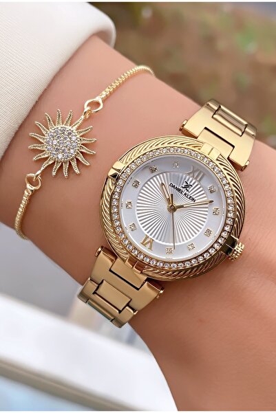 Daniel Klein Brand Original - Gold Color- 2 Year Warranty Women Wrist Watch -...