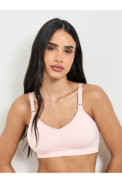 Take Two By Styli Solid Texture Padded Non Wired T-Shirt Bra