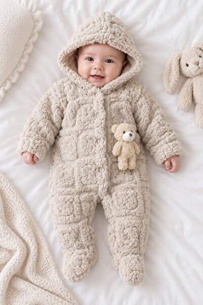 Pina Kids Girl and Boy Baby Rabbit and Bear Toy Plush Jumpsuit Tlm0301