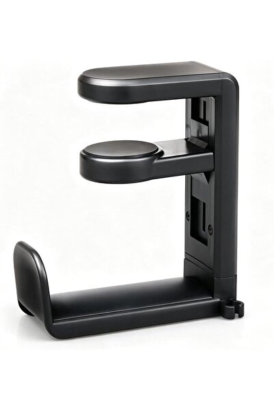 GENERAL Rotating Clamp-on Headphone Stand for PC Gaming – 360° Swivel Under D...