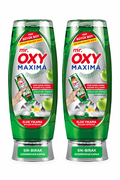 Oxy Mr Elmalı Bulaşık Deterjanı 2x650 ml