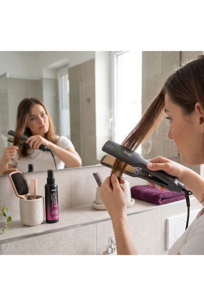 Primo Plus R0199 مكواة شعر احترافية - طلاء سيراميك وتحكم في درجة الحرارة