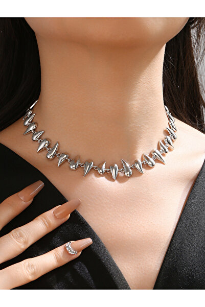 Take Two By Styli Plain Choker Necklace