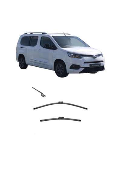 VALEO Σετ υαλοκαθαριστήρων TOYOTA PROACE CITY Κλειστό βαν/MPV (BPZ_) 2019-202...