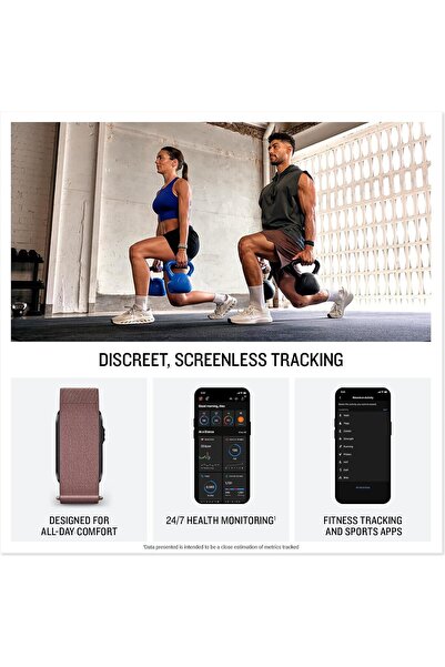 Garmin CIRQA Smart Band, Mauve (S-M) | No Subscription Required | 24/7 Health & Fitness Tracker