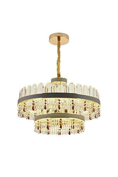 Flippy Pollux LED Chandelier with Remote Control, 300W, Diameter 75cm Gold, C...