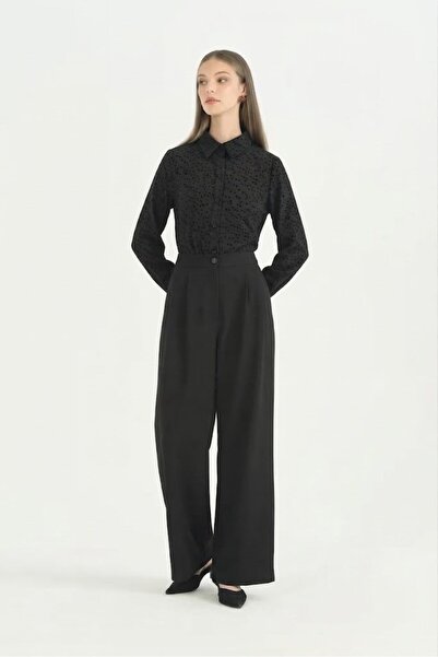 Nihan İki Pileli Palazzo Pantalon