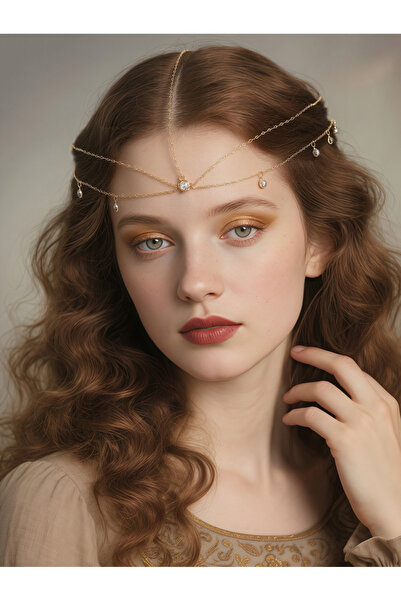 Take Two By Styli Layered Chain Hair Accessory