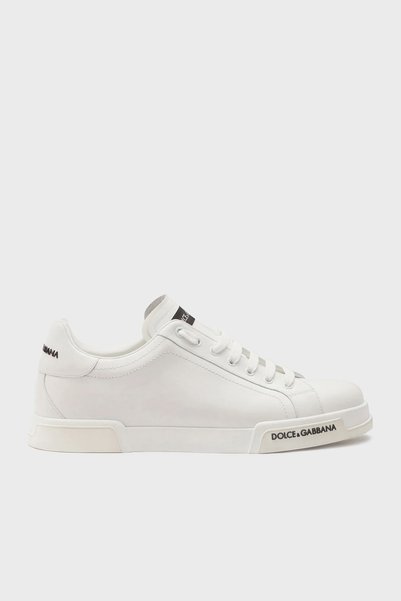 Dolce&Gabbana Dolce & Gabbana Deri Sneaker Ayakkabı Erkek AYAKKABI CS2332 AA3...