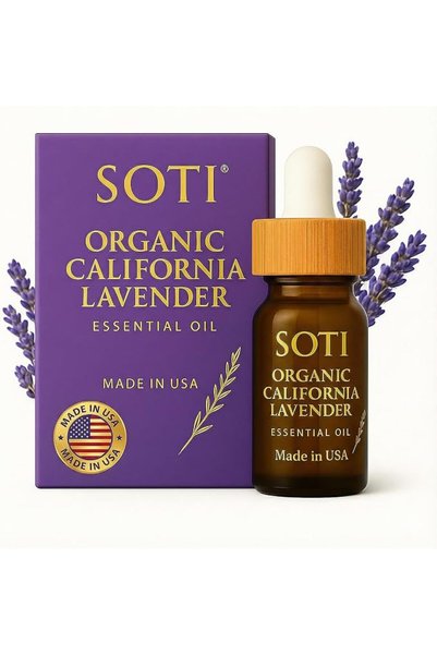 SOTIS زيت اللافندر العضوي من سوتي، صنع في كاليفورنيا، الولايات المتحدة الأمري...
