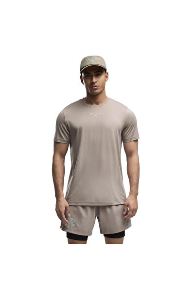 Puma 529233-81 X Hyrox m Poly Graphic Tee Men's T-Shirt Beige