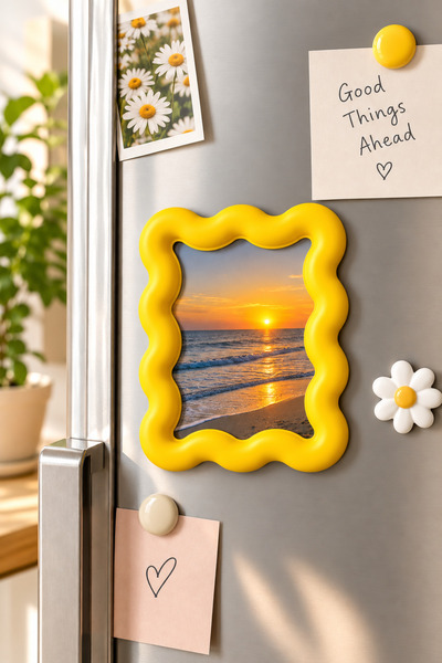 Dalgalı Çerçeve Magnet (1 Adet)