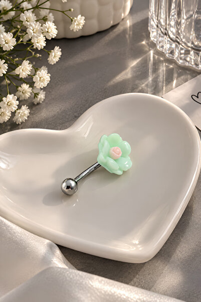 Mint Çiçek Piercing