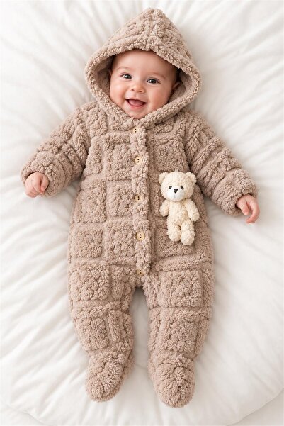 Pina Kids Girl and Boy Baby Rabbit and Bear Toy Plush Jumpsuit Tlm0301