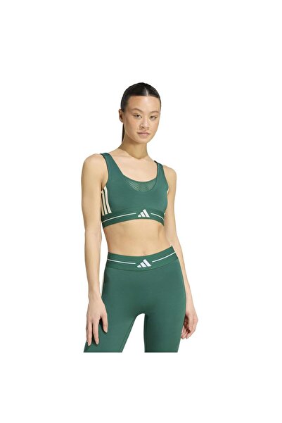 adidas KQ5750-K هيج براليت دي حمالة صدر نسائية باللون الأخضر