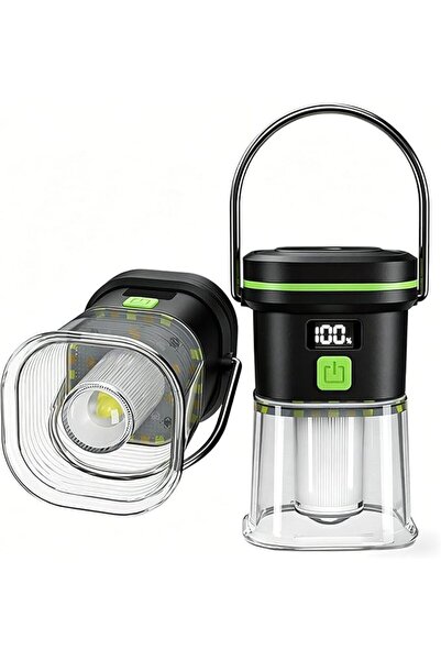 Tazweeq LED Camping Lantern USB Rechargeable 150-350LM 7 Modes Light