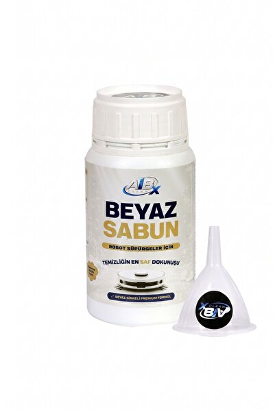 AİB CleanX Robot Süpürge Deterjanı Beyaz Sabunlu & Beyaz Sirkeli Konsantre Te...