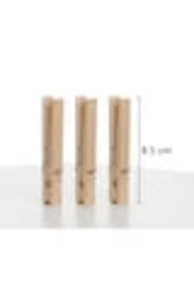 SyaMAG Set 50 carlige din lemn, pentru rufe, 8.5 cm