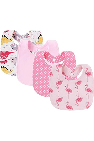 GENERAL Baby Bibs 4 Pack - Gentle 100% Cotton Adjustable Bibs: Absorbent for ...