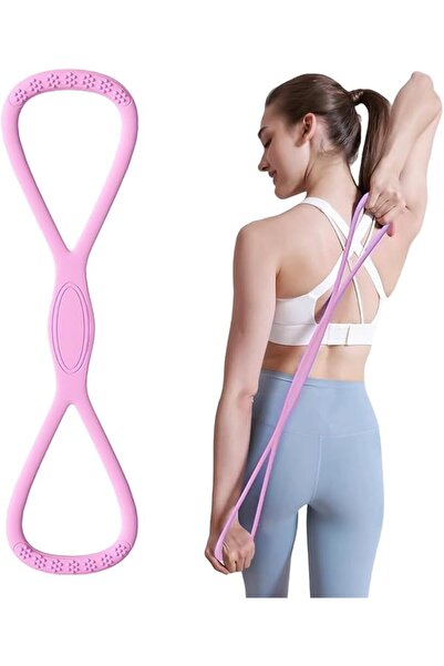 ELEPHANTBOAT Silicone Resistance Band 35 LBS for Back Neck Shoulder Stretch