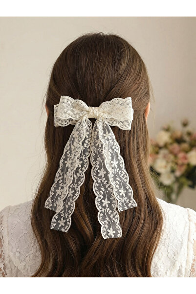 Take Two By Styli Lace Bowknot Hair Clip