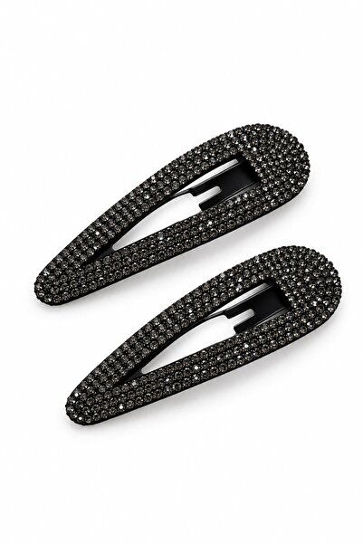 New Obsessions 2 Pieces of Thin Stone Detailed Side Buckles