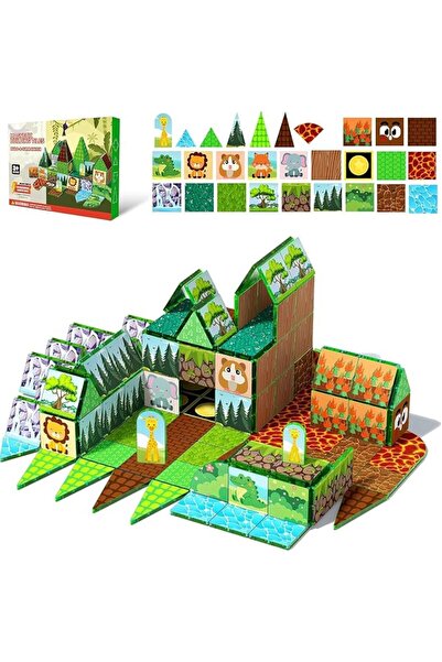 XICEN Magnetic Building Blocks Set Urban Engineering Magnetic Tiles Education...