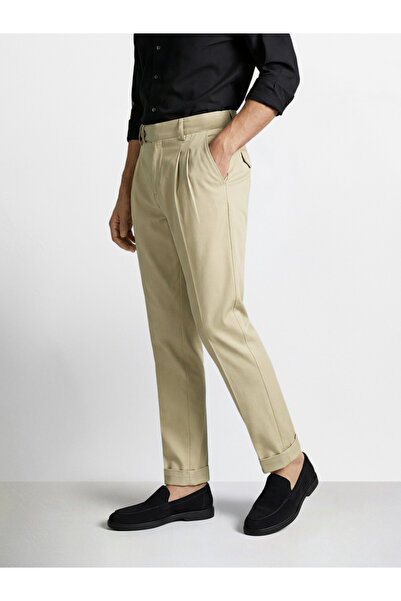 The Indian Garage Co By Styli Men Relaxed Fit Solid Trousers