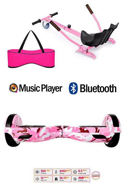 CityMate Elektrikli Kaykay Scooter Hoverboard Akıllı Denge 6.5 Inch + Hover K...