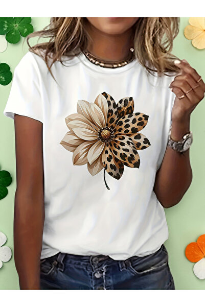 Take Two By Styli White Graphic Print Short Sleeve T-Shirt