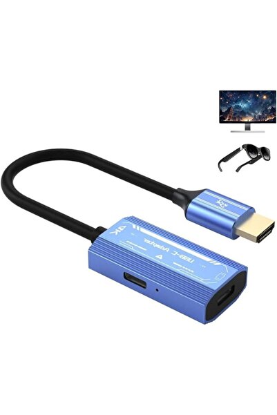 KASTWAVE محول HDMI إلى USB-C بدقة 4K، محول فيديو محمول سهل الاستخدام لنظارات ...