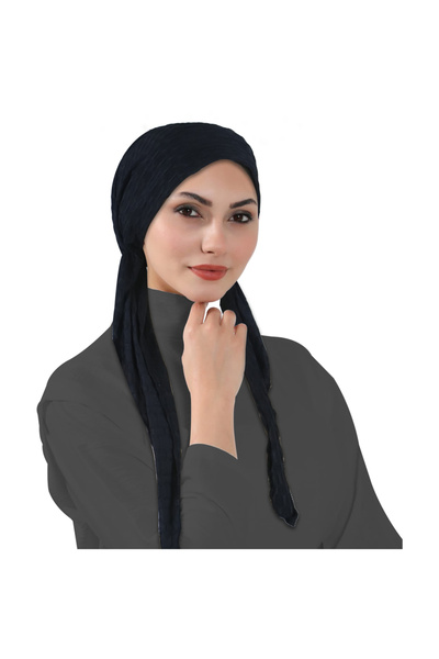 Take Two By Styli Black Plain Hijab